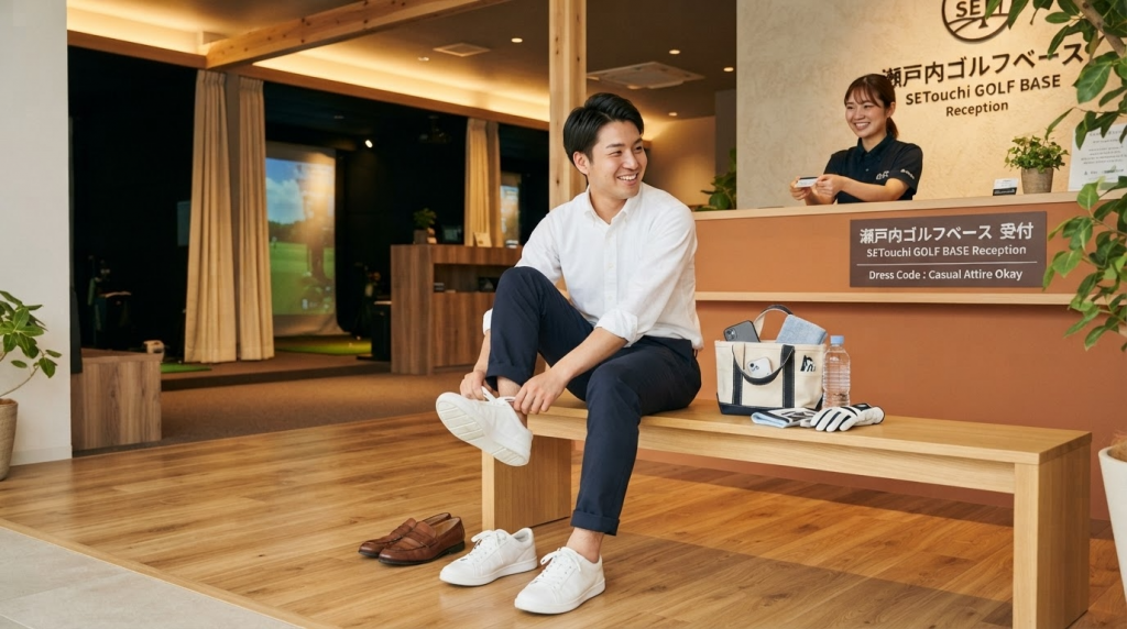 インドア・シミュレーションゴルフの服装と持ち物｜手ぶらで通える？初心者向けに解説