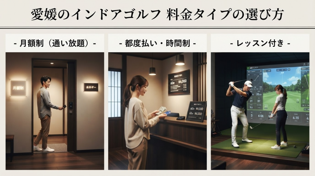 愛媛（松山）のインドアゴルフ料金相場｜月額・都度・レッスンの目安【2026年最新】