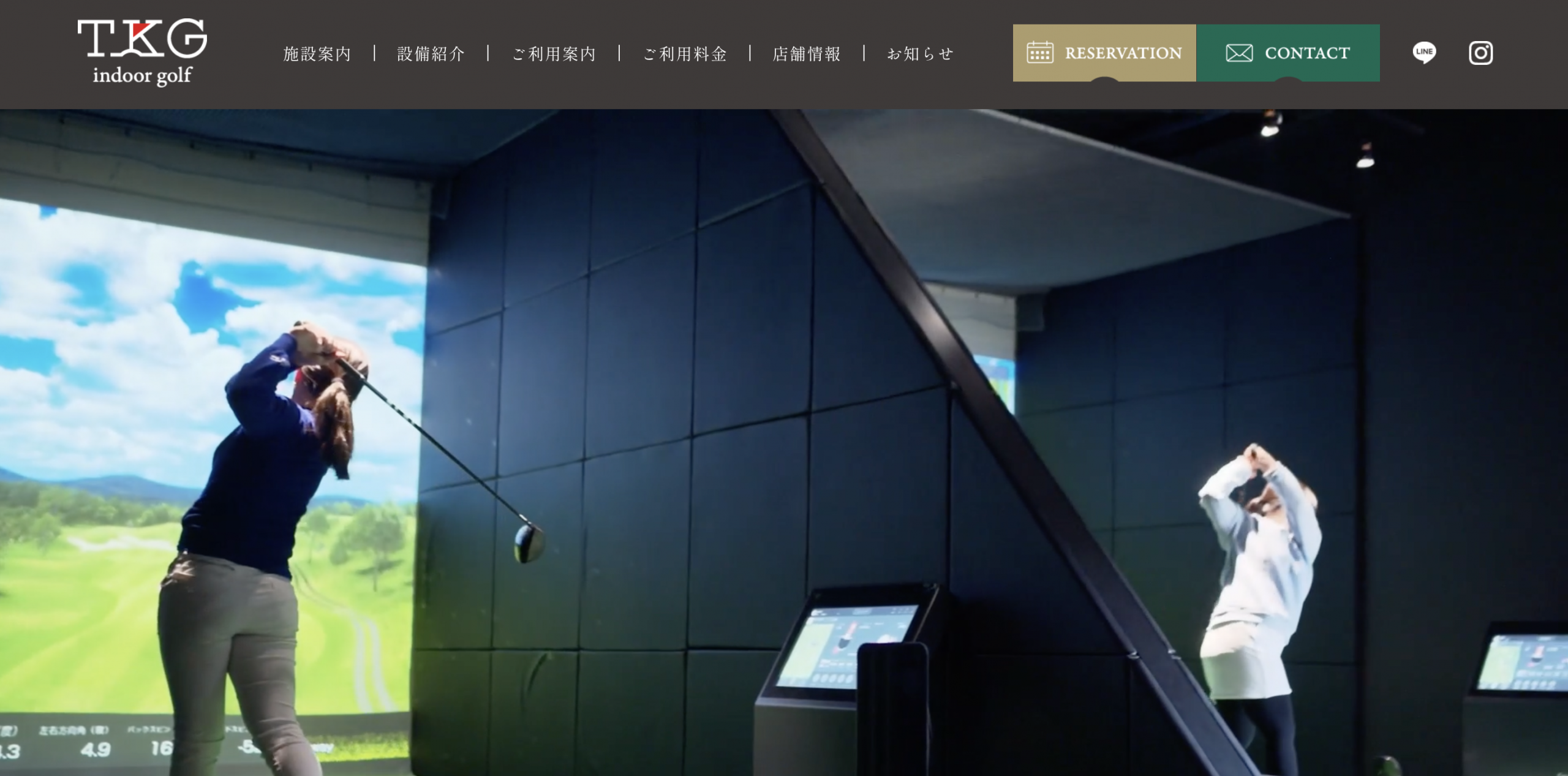 TKG indoor golf 西条
